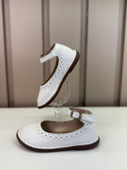 Sapato Infantil Patinete Branco - Petit Cheval