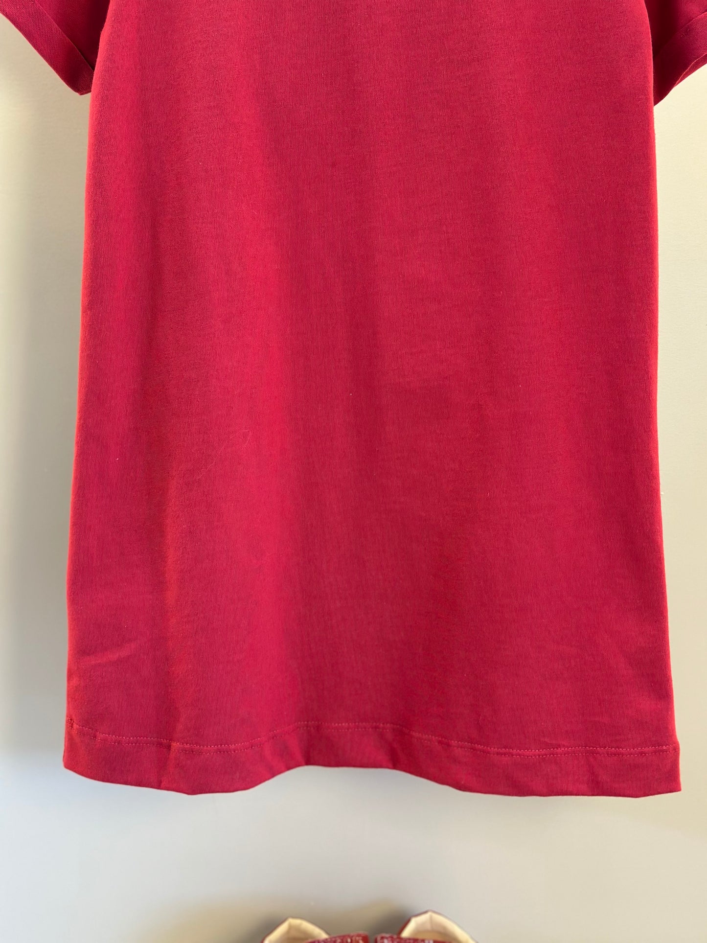 Vestido Infantil Minnie Mouse Vermelho Berry - Animê