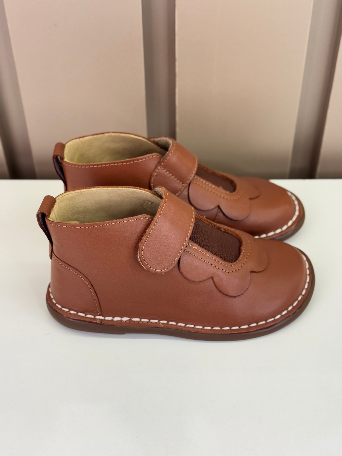 Bota Infantil Couro Bem-Me-Quer Cuia - Petit Cheval