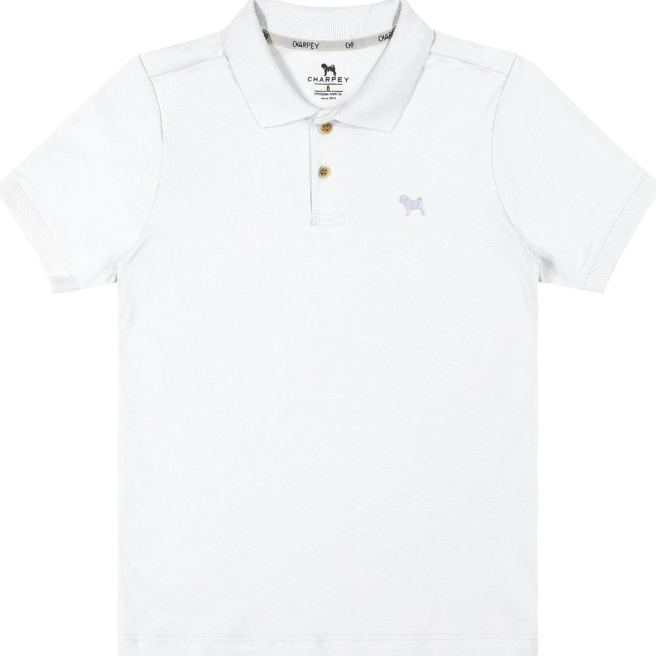 Polo Suedine Branco Charpey