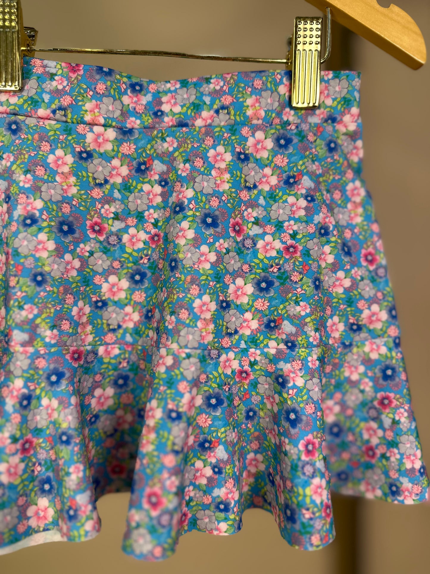 Saia Infantil Babado Floral - L'été