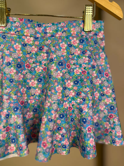 Saia Infantil Babado Floral - L'été