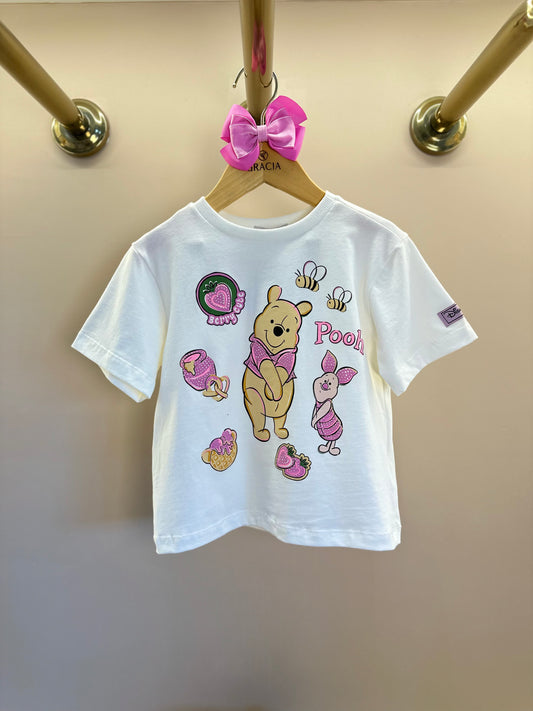 Blusa Infantil Ursinho Pooh Pérola - Momi Mini