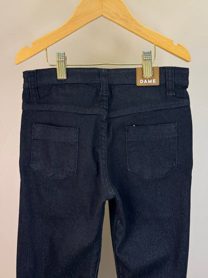 Calça Infantil Social Sarja Flex Preta - Dame