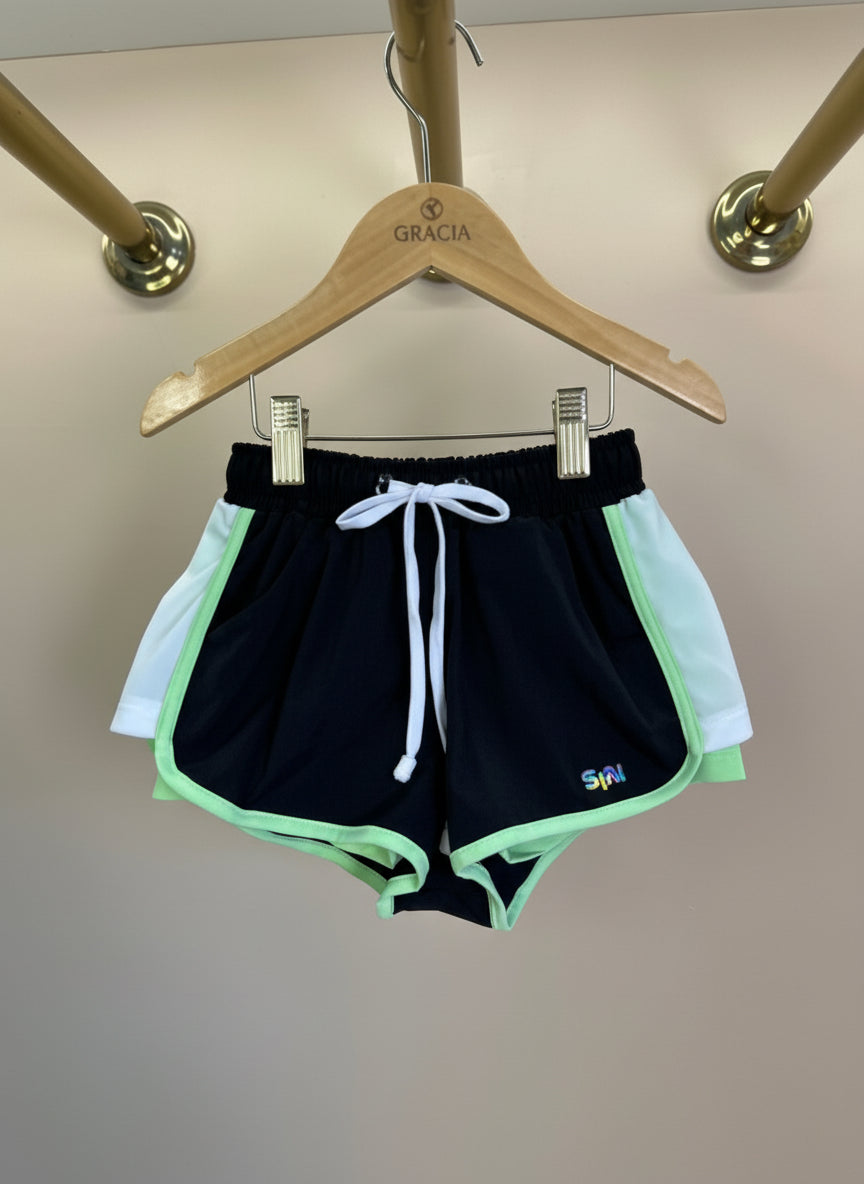 Conjunto Infantil Blusa Maria Sakay Conexão e Short Lorena Eclética Conexão - Siri Sport
