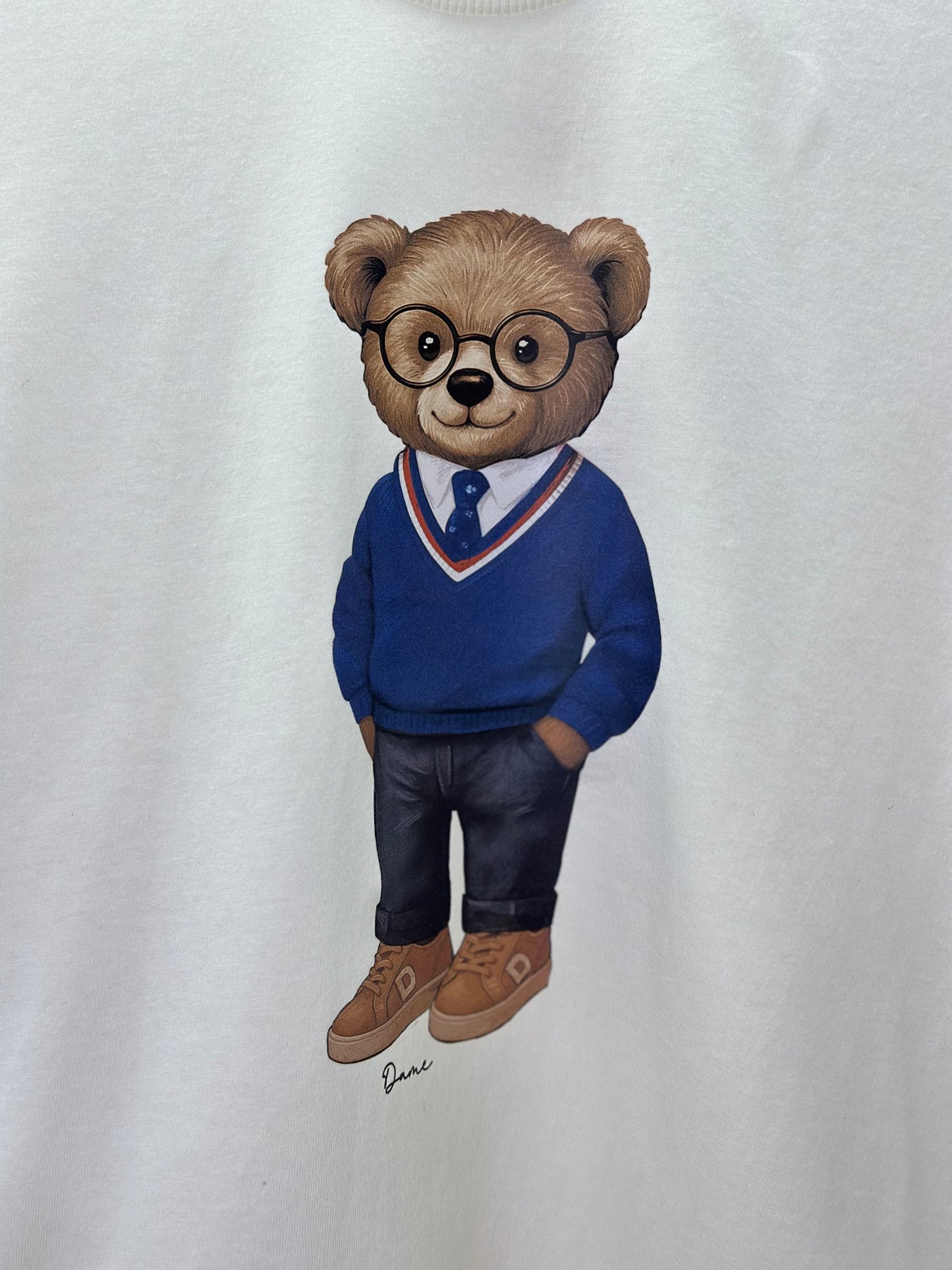 Camiseta Infantil Algodão Teddy University - Dame