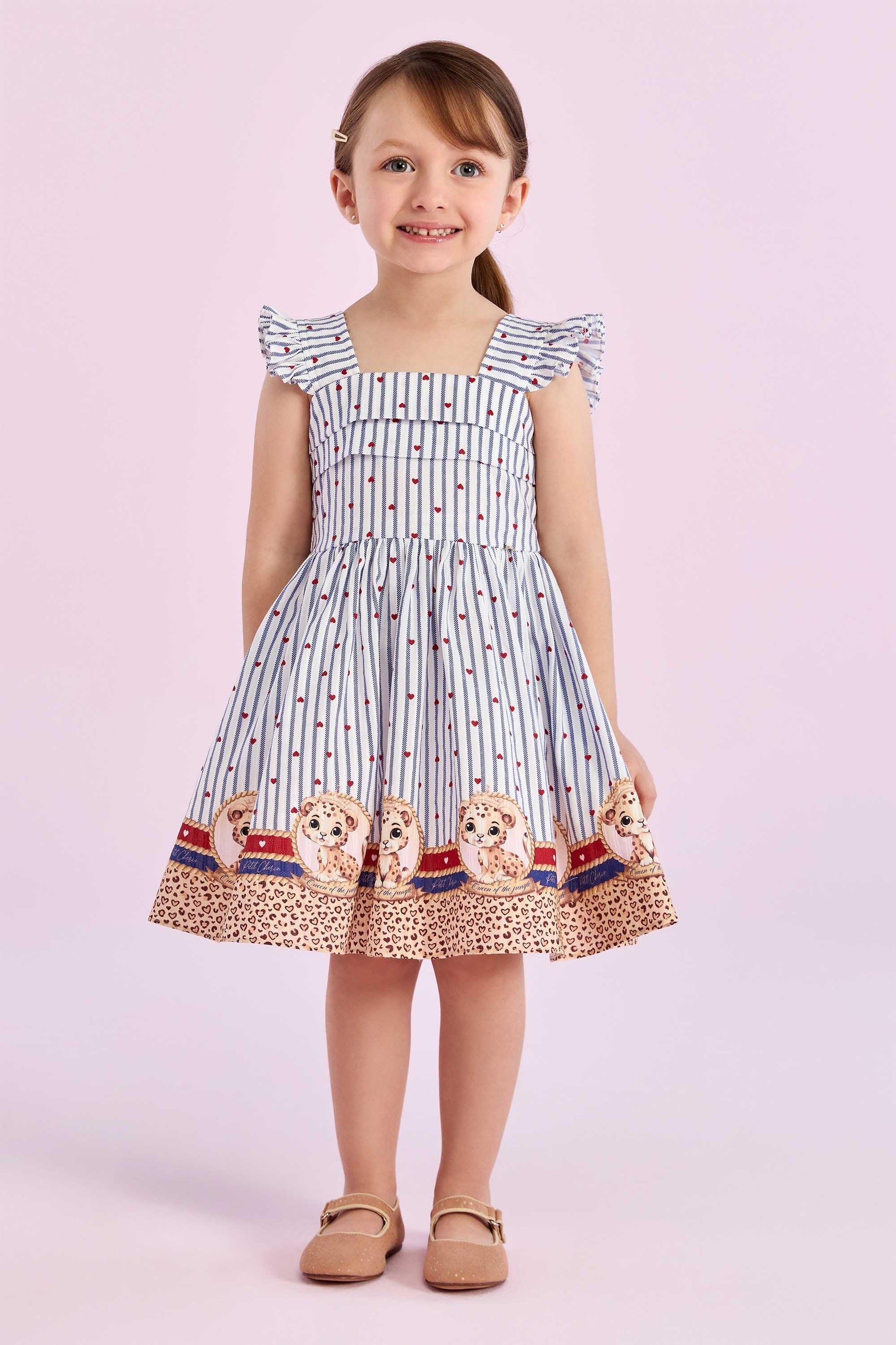 Vestido Clássico & Leopardo - Petit Cherie - Gracia
