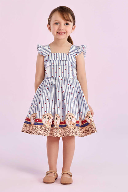 Vestido Clássico & Leopardo - Petit Cherie - Gracia