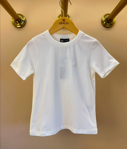 Camiseta Infantil Infantil Essentials Off White - Youccie