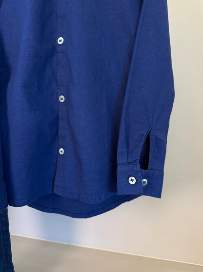 Conjunto Infantil Camisa de linho marinho e Calça social skinny de sarja - Dame