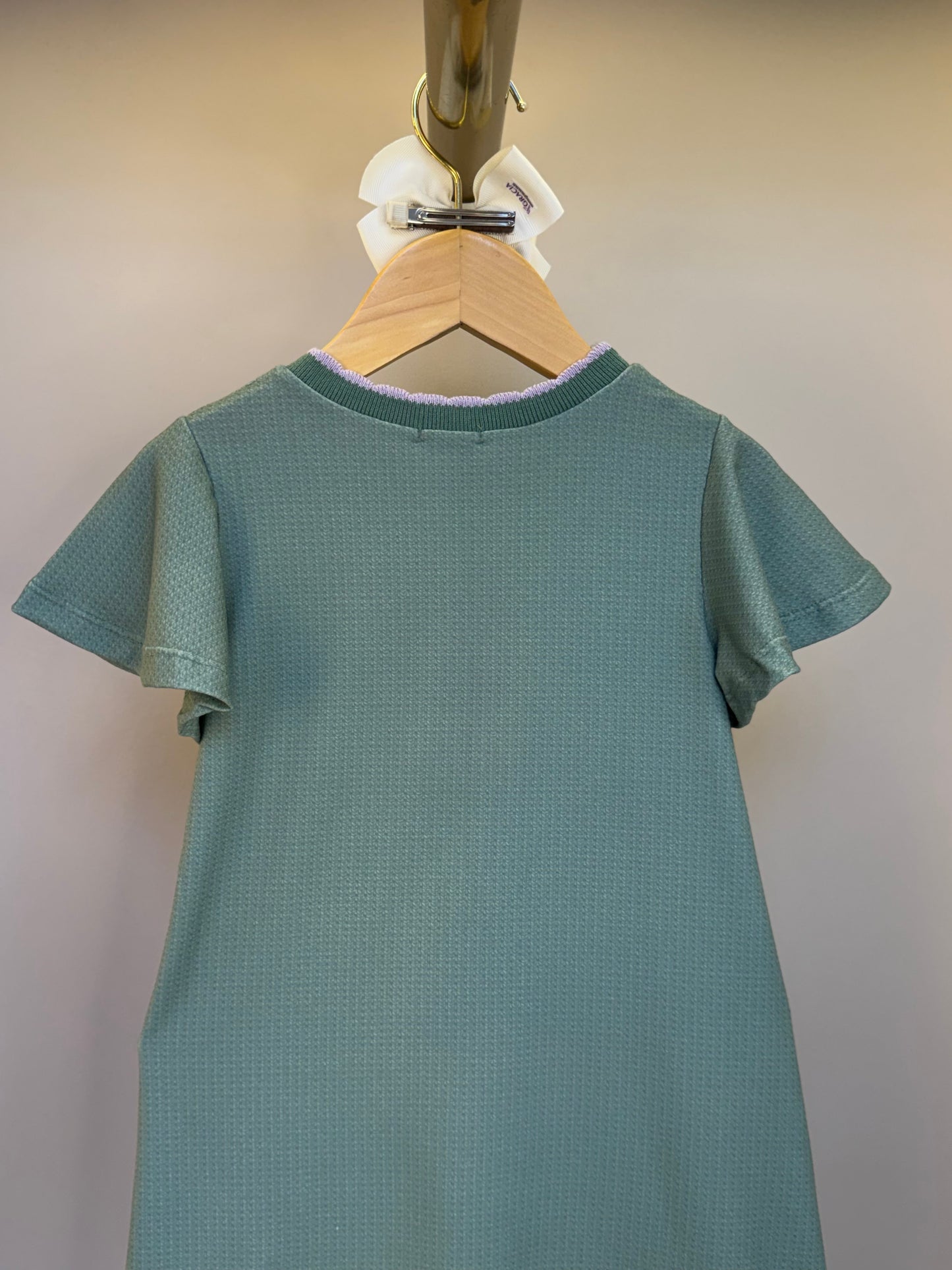 Vestido Infantil Algodão Fress Fashion & Cuteness Verde Ultramarine - Infanti