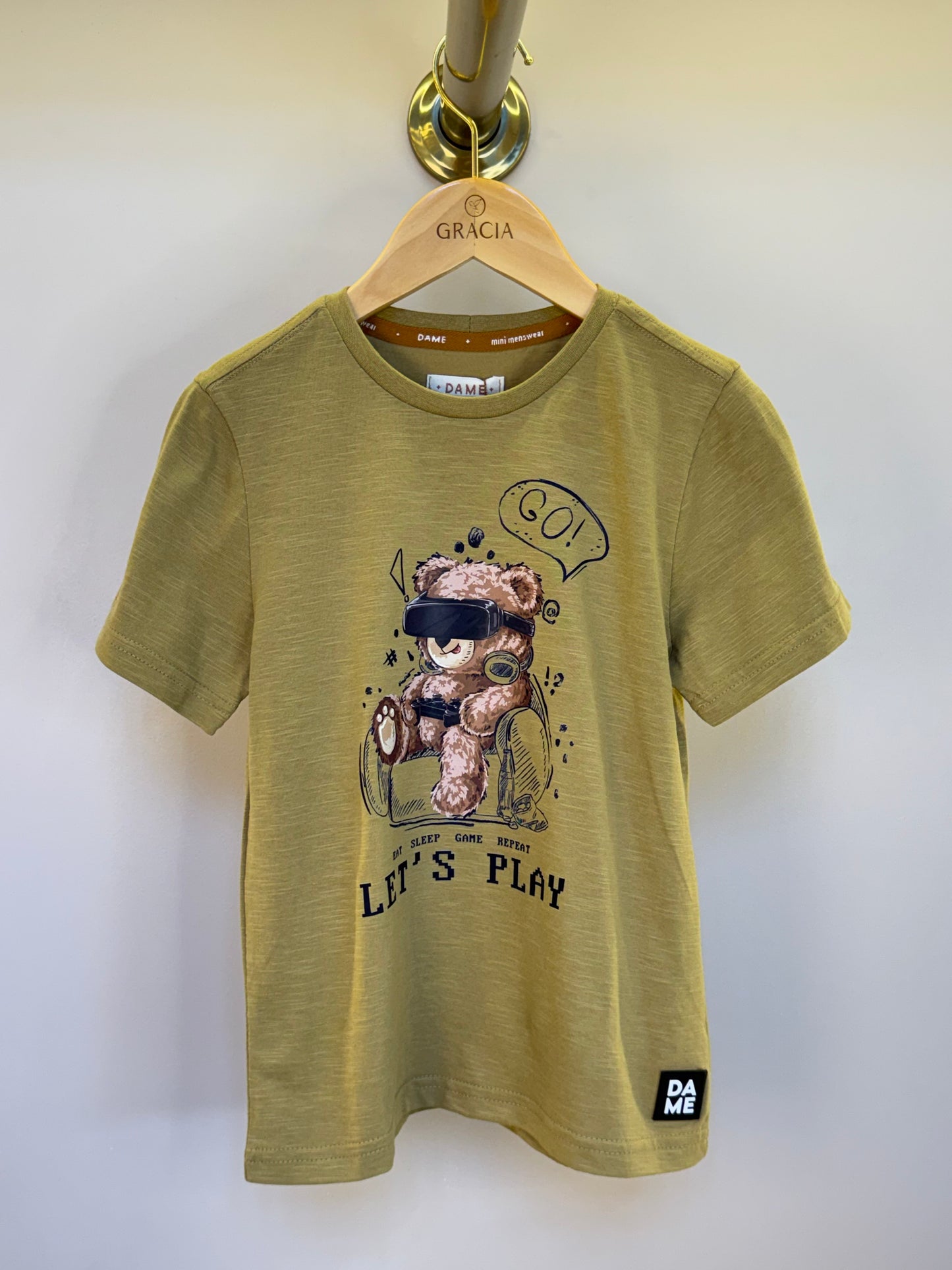 Camiseta Flame Gamer Camelo - Dame