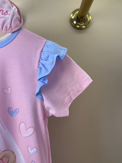 Camisola Infantil Pijama Ursinha - Infanti