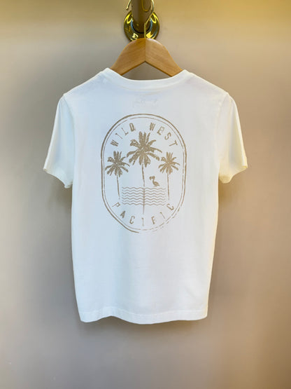 Camiseta Infantil Algodão Coqueiros - Dudes
