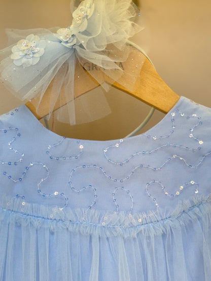 Vestido Infantil com Tule - Petit Cherie