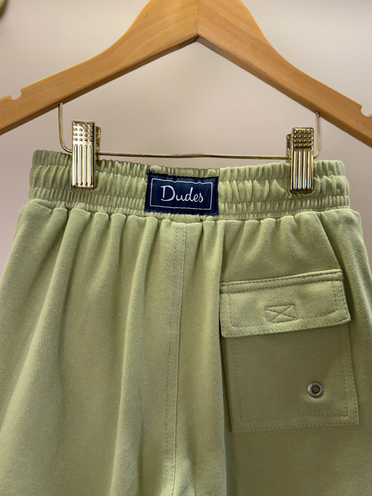 Shorts Infantil Piquet Cordão Verde - Dudes