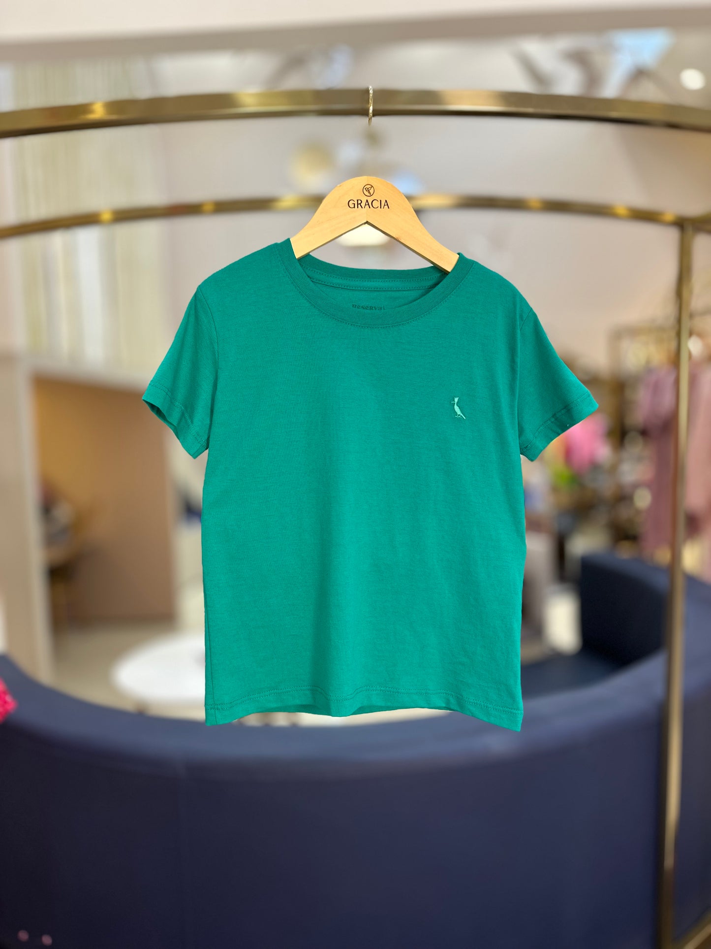 Camiseta Infantil Pima Verde - Reserva Mini