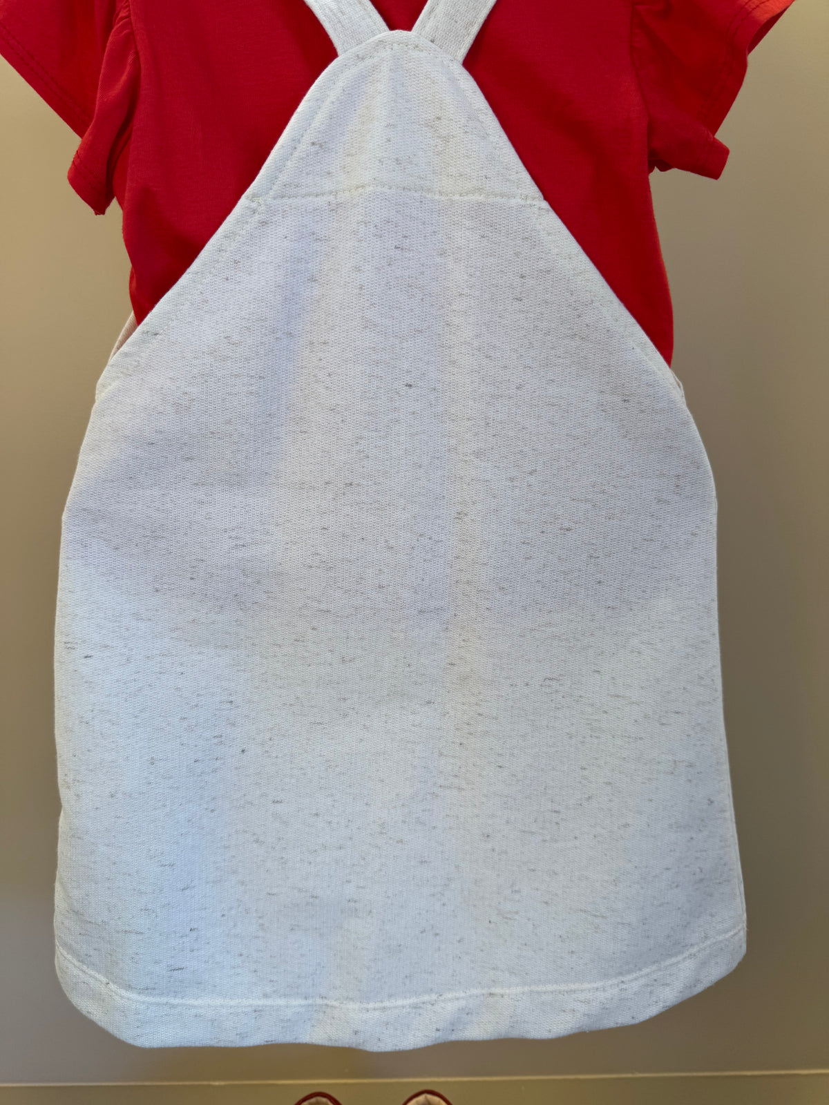 Salopete Infantil Estampada Ursa e Blusa Vermelha - Infanti