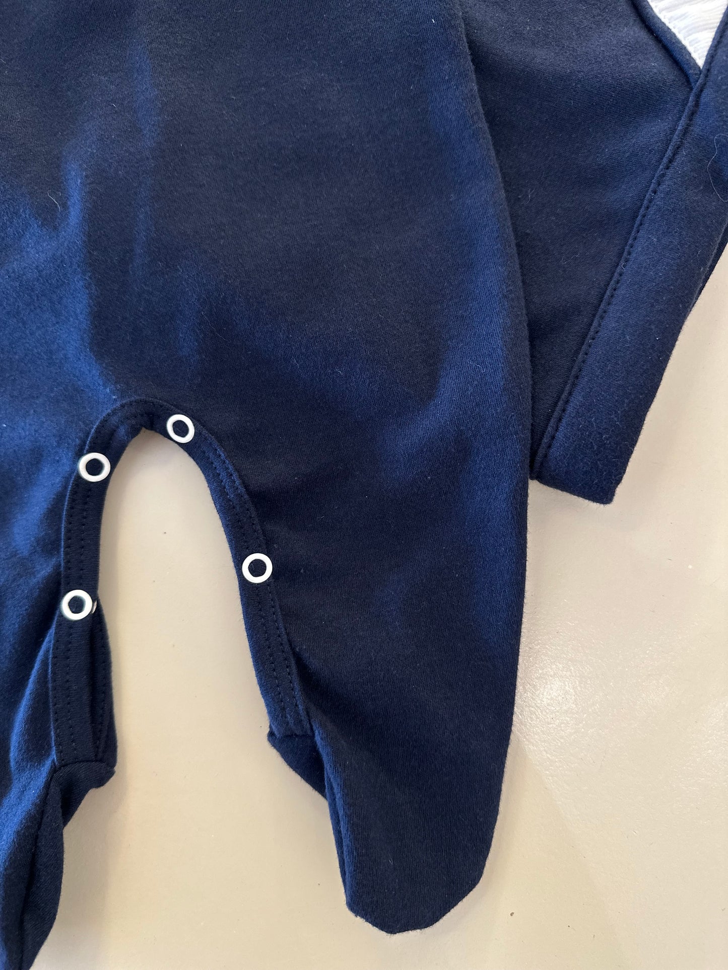 Saída de Maternidade Algodão Marinho Carrinhos Bordados - Roana
