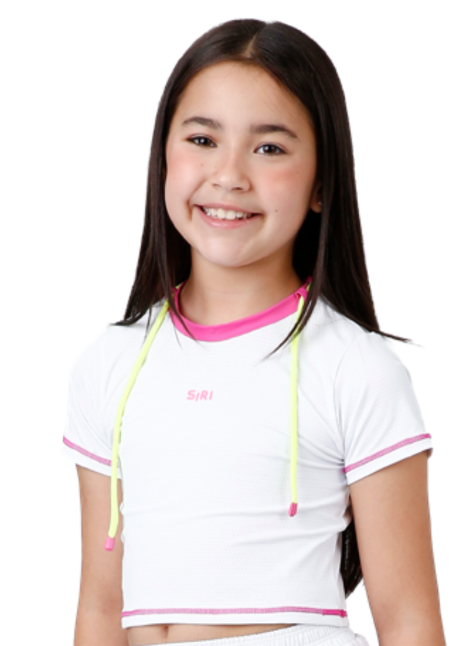 Cropped Infantil Fernanda Dry Badminton - Siri Sport