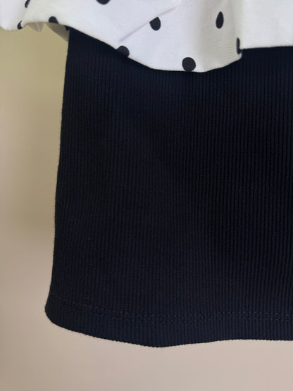 Blusa Teen Cropped Ombro a Ombro com Babado Poá - Authoria