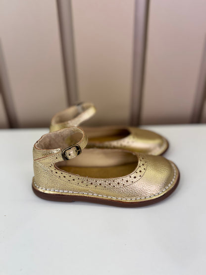 Sapato Infantil Patinete Doré - Petit Cheval