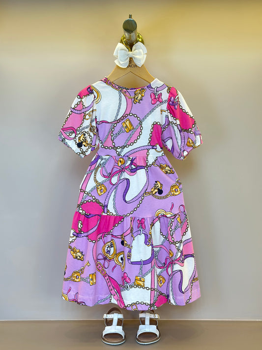 Vestido Infantil Memórias Disney - Animê