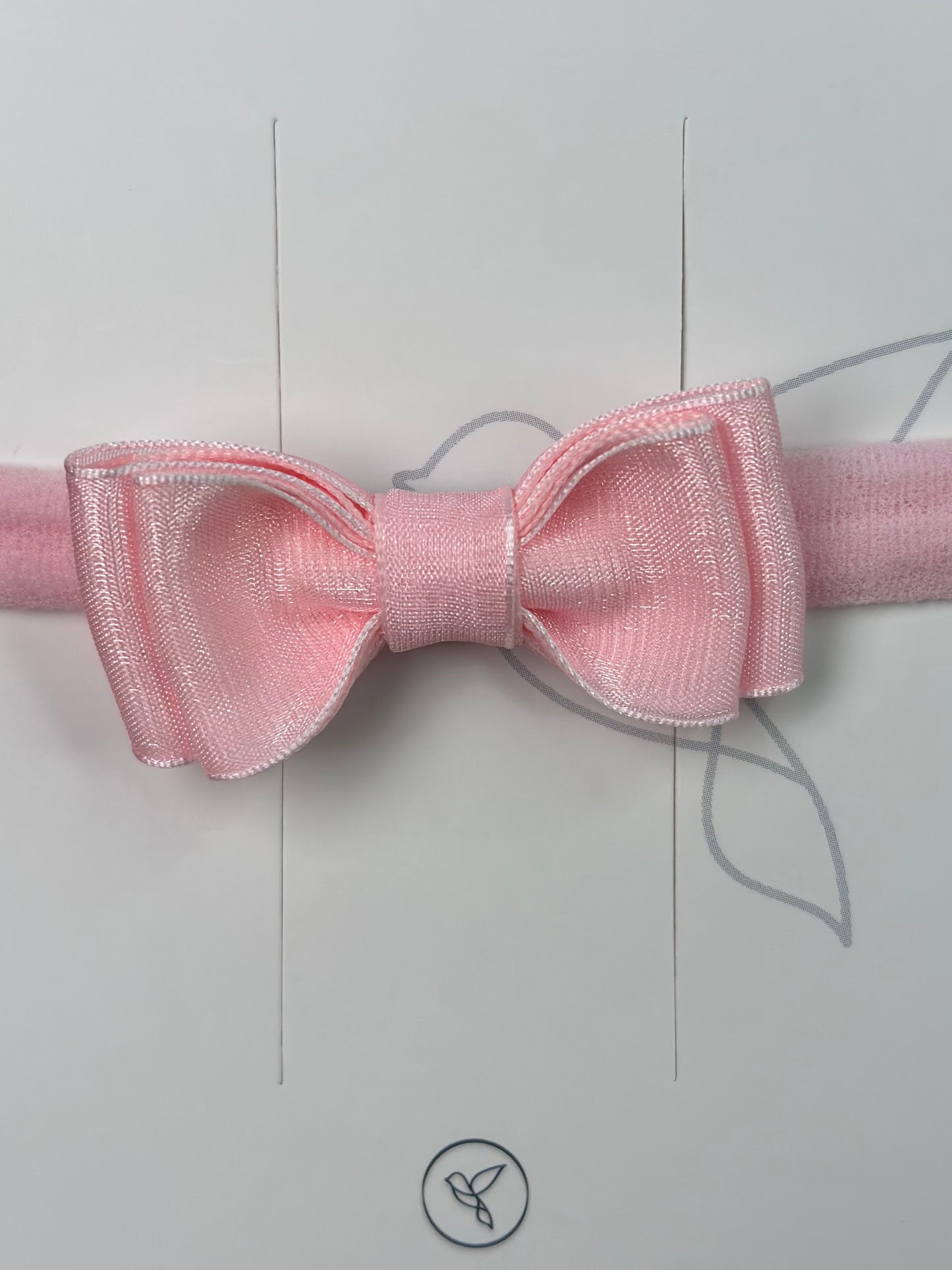 Faixinha Bebê Special Organza Rosa Claro - Gracia