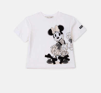 Camiseta Minnie Laço de Veludo - Animê