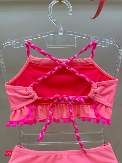 Biquíni Infantil Cropped Malu Est Joaninha - Siri Kids