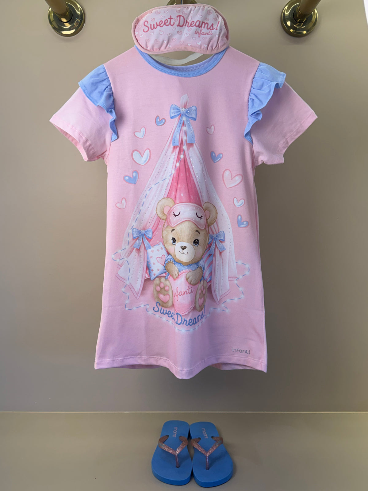 Camisola Infantil Pijama Ursinha - Infanti