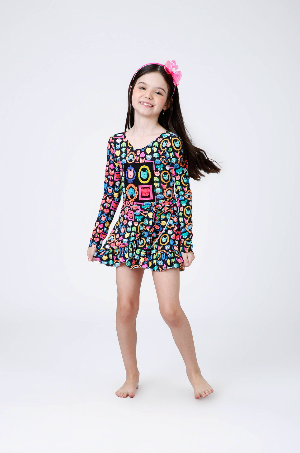 Saia Infantil Rafa Est Color Dog - Siri Kids
