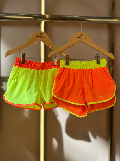 Shorts Infantil Letícia Laranja - Siri Kids