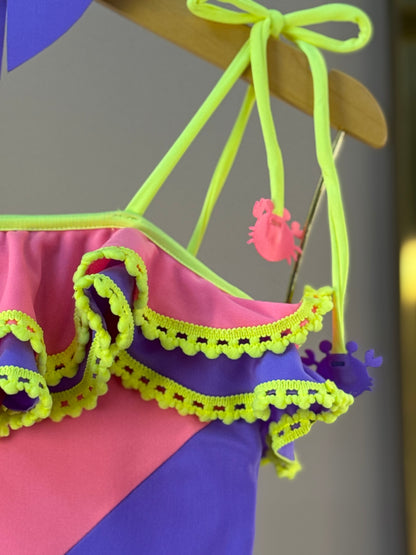 Maiô Infantil Júlia Zig Zag - Siri Kids