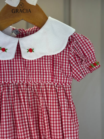 Pimpão Bebê Clássico Algodão Bella Vermelho - Gracia