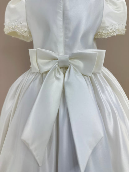 Vestido Dama Laço & Bordados Especiais - Mio Bebê