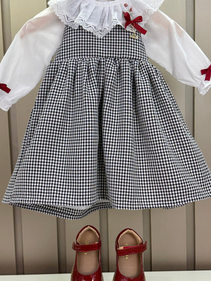 Vestido Bebê Pied Poule - Roana