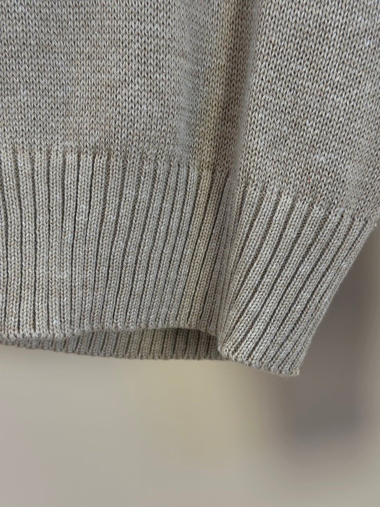 Blusa Infantil Tricot Ursinho Bege - Um Mais Um