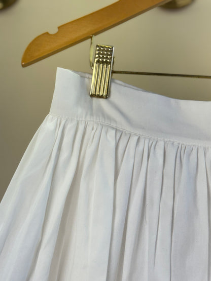 Shorts Infantil Balonê Algodão Branco - Luluzinha