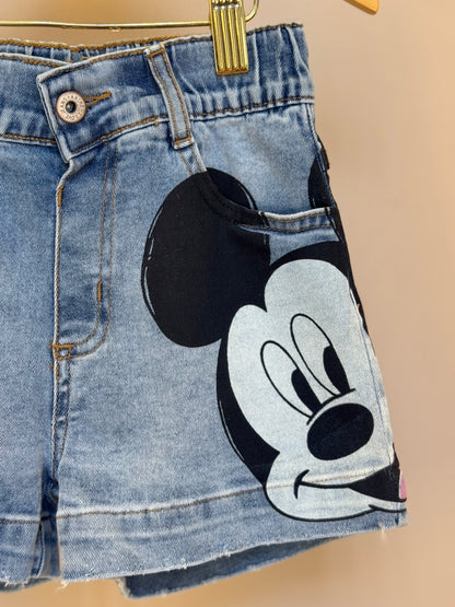 Shorts Infantil Minnie & Mickey Disney - Animê