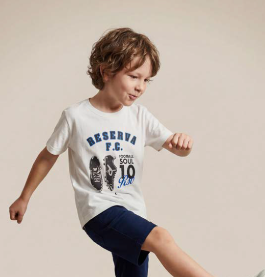 Camiseta Infantil Algodão FC Chuteiras - Reserva Mini