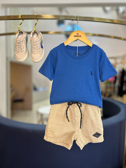 Camiseta Infantil SM Paris Royal - Reserva Mini