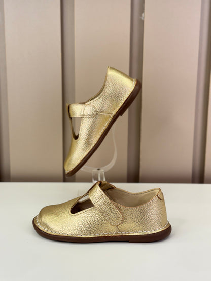 Sapato Infantil Couro Colegial Dore - Petit Cheval