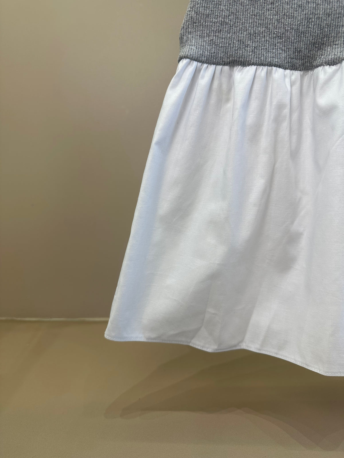 Vestido Teen Biocolor Saia Branca - Vanilla Cream