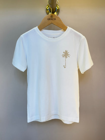 Camiseta Infantil Algodão Coqueiros - Dudes
