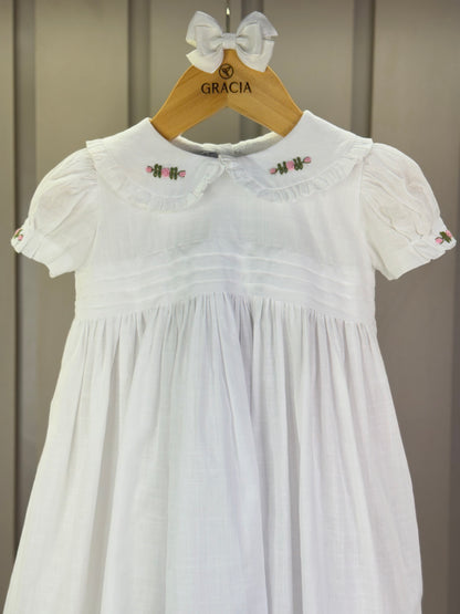Vestido Bebê Daniela Branco - Gracia