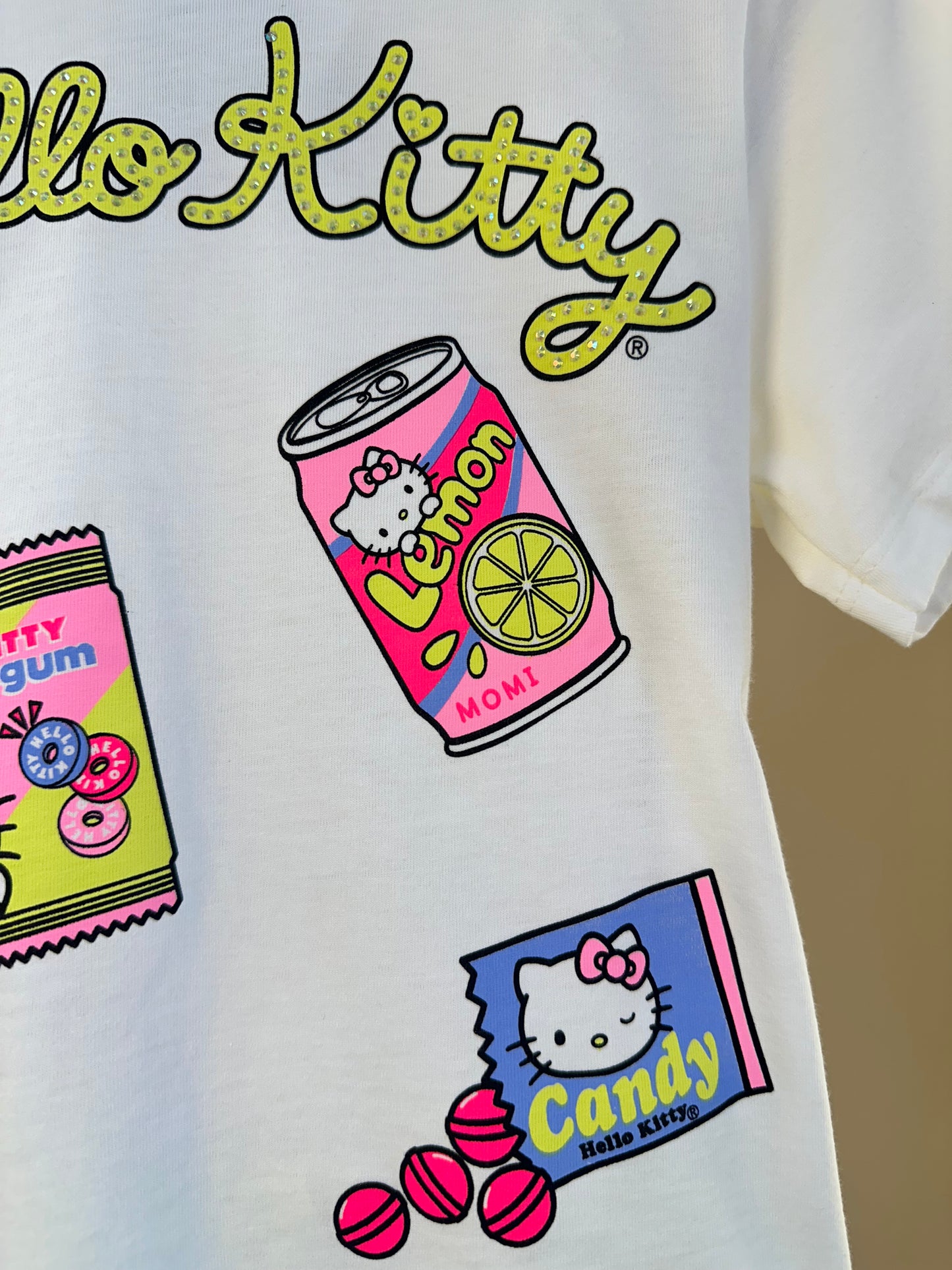 Conjunto Infantil Blusa Hello Kitty e Shorts Legging - Momi