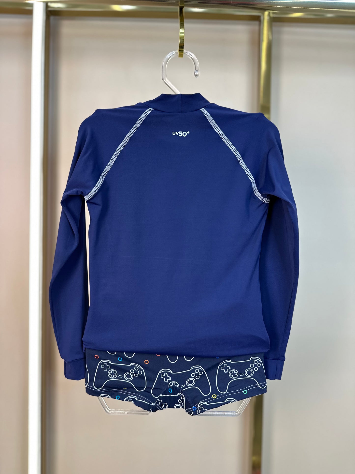 Conjunto Infantil Blusa Proteção UV e Sunga Lucca Play - Siri Kids