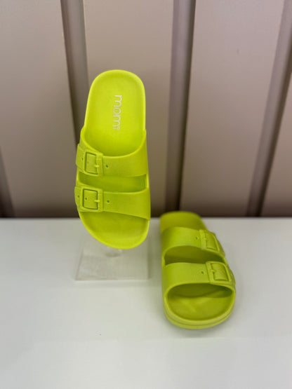 Sandália Infantil Birken Lima Neon - Momi