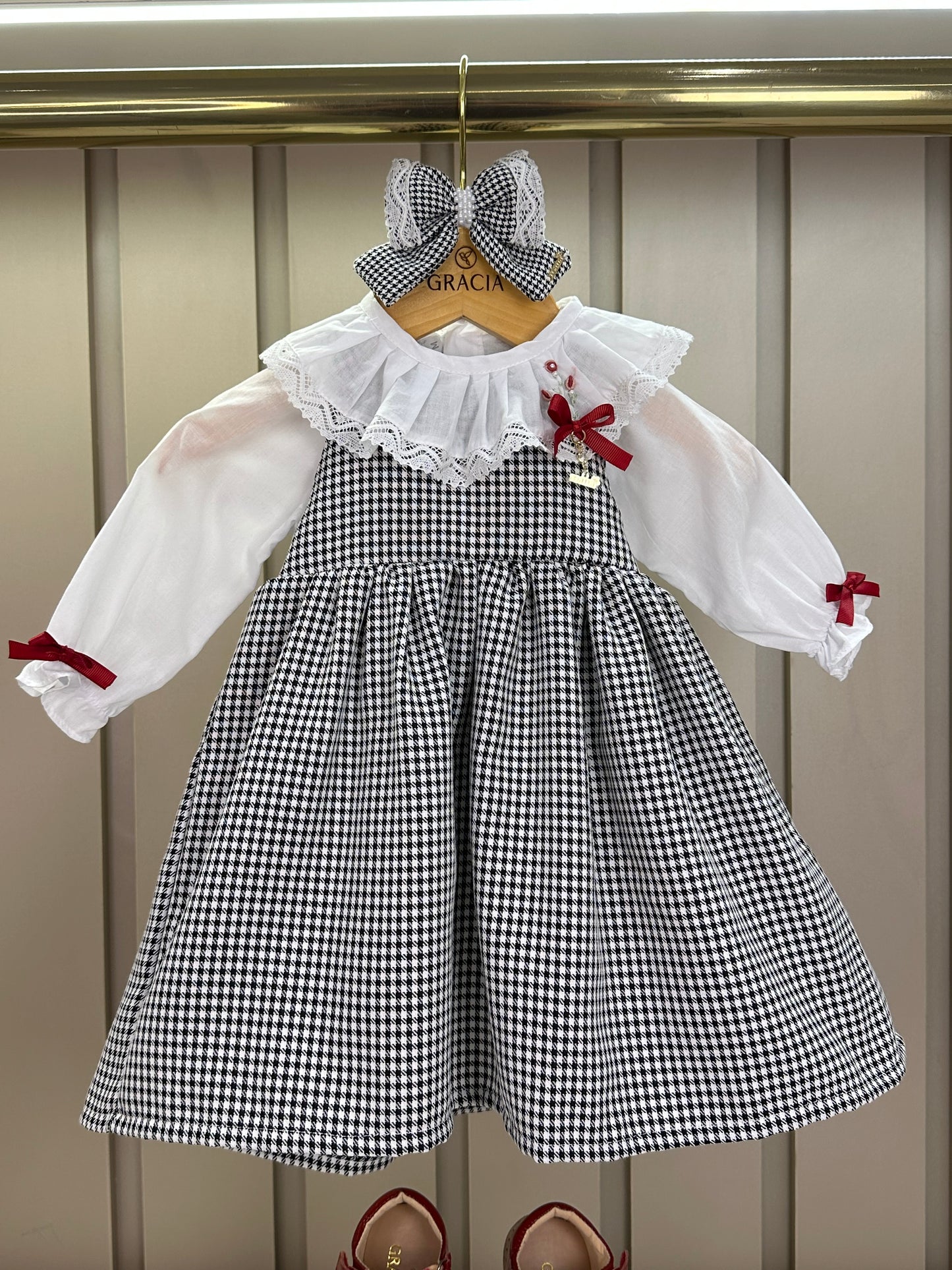 Vestido Bebê Pied Poule - Roana